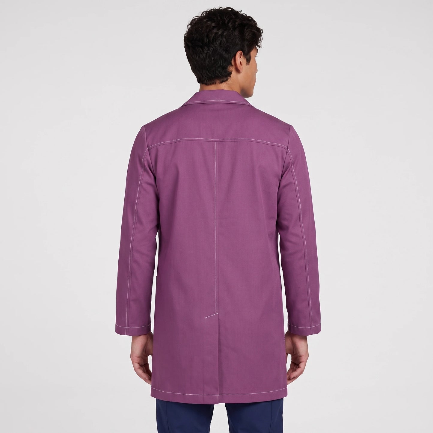 Bata Corta Pespunte Hombre | 3 Pockets