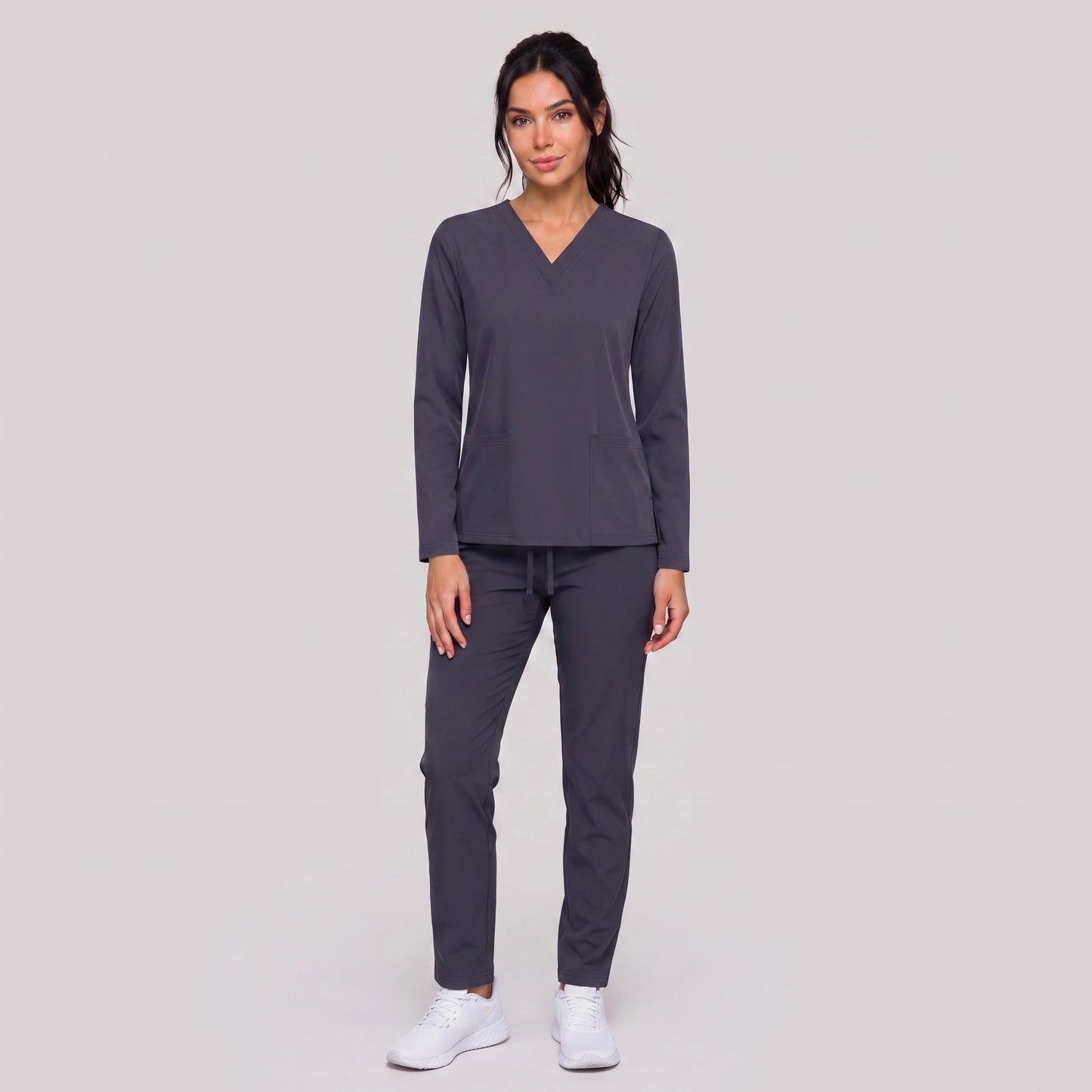 Top Manga Larga Mujer | 2 Pockets