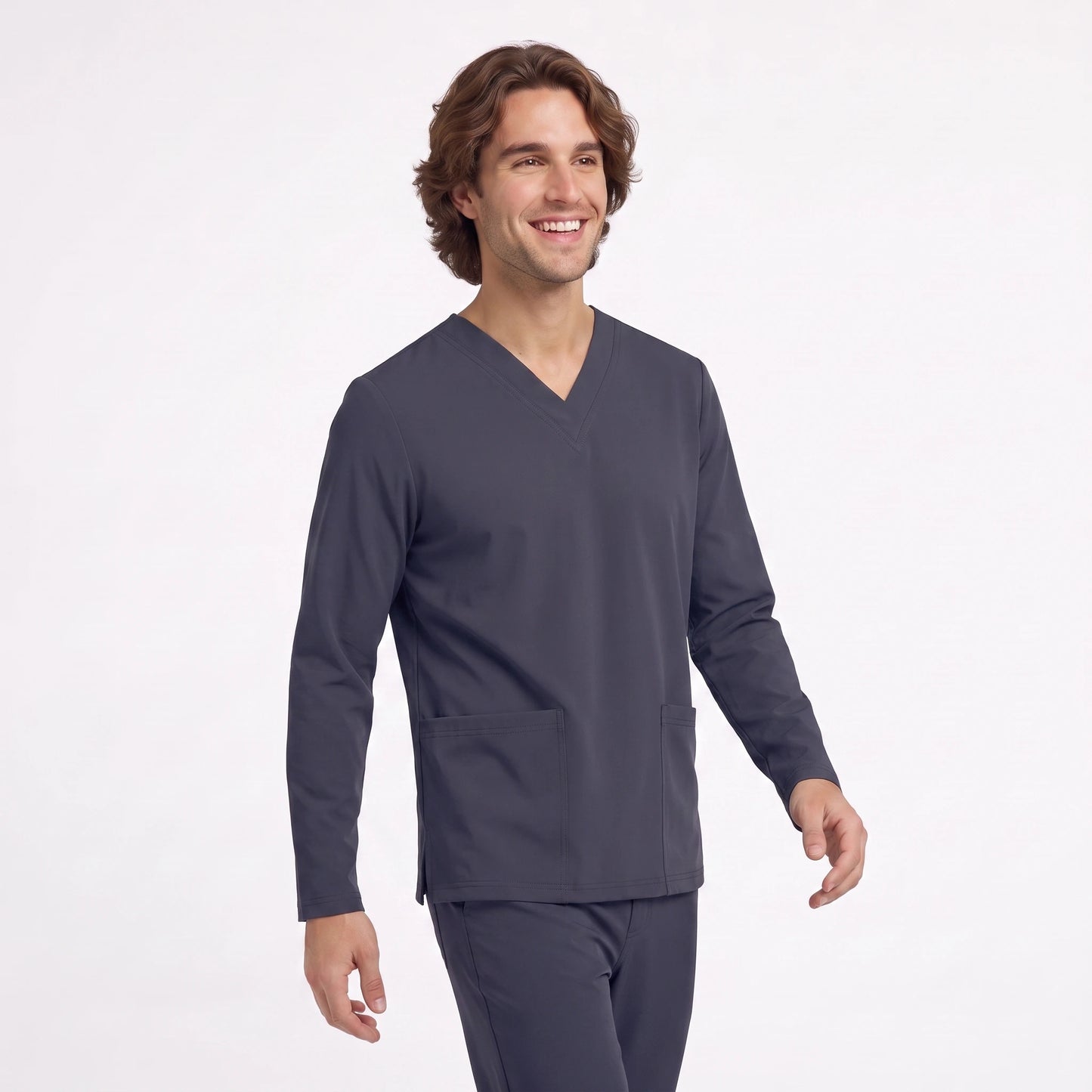 Top Manga Larga Hombre | 2 Pockets