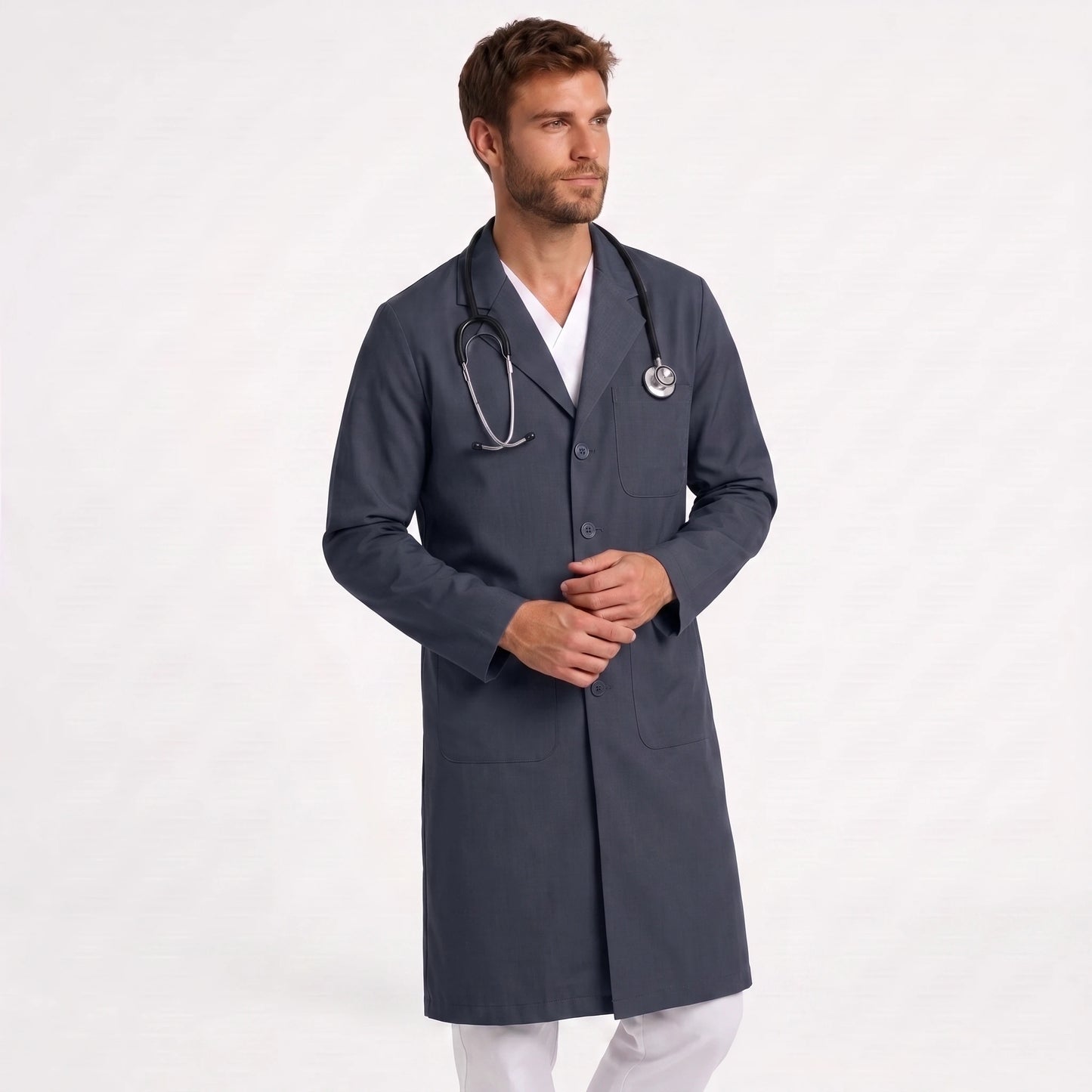 Bata Larga Essential Hombre | 3 Pockets