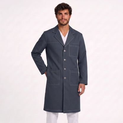 Bata Larga Pespunte Hombre | 3 Pockets