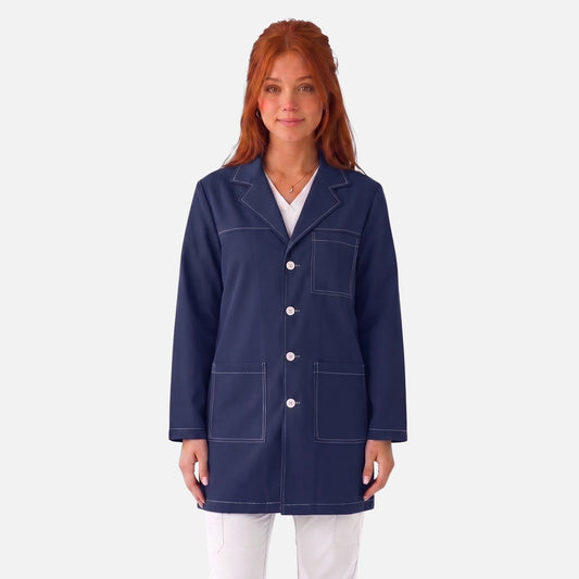Bata Corta Pespunte Mujer | 3 Pockets