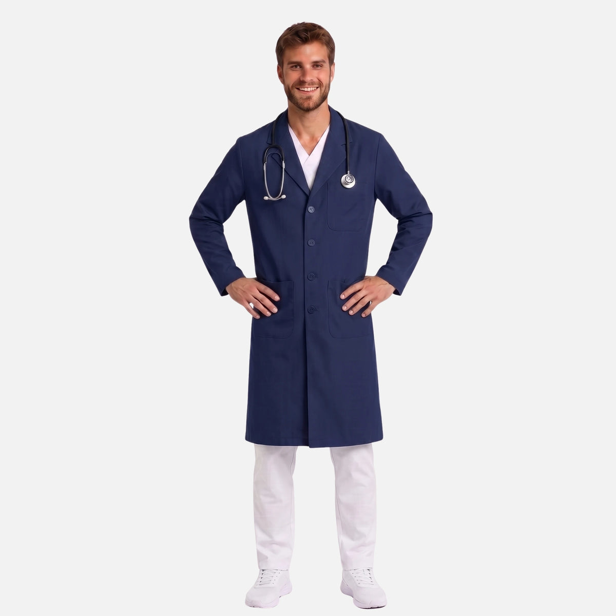 Bata Larga Essential Hombre | 3 Pockets