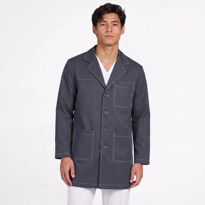 Bata Corta Pespunte Hombre | 3 Pockets