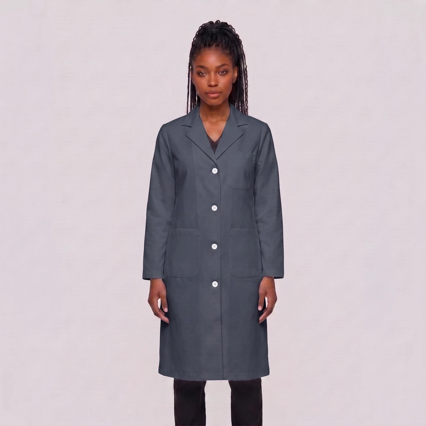 Bata Larga Essential Mujer | 3 Pockets