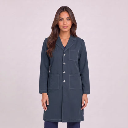 Bata Larga Prepunte Mujer | 3 Pockets