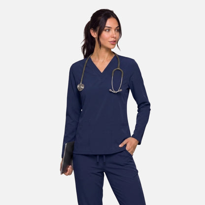 Top Manga Larga Mujer | 2 Pockets