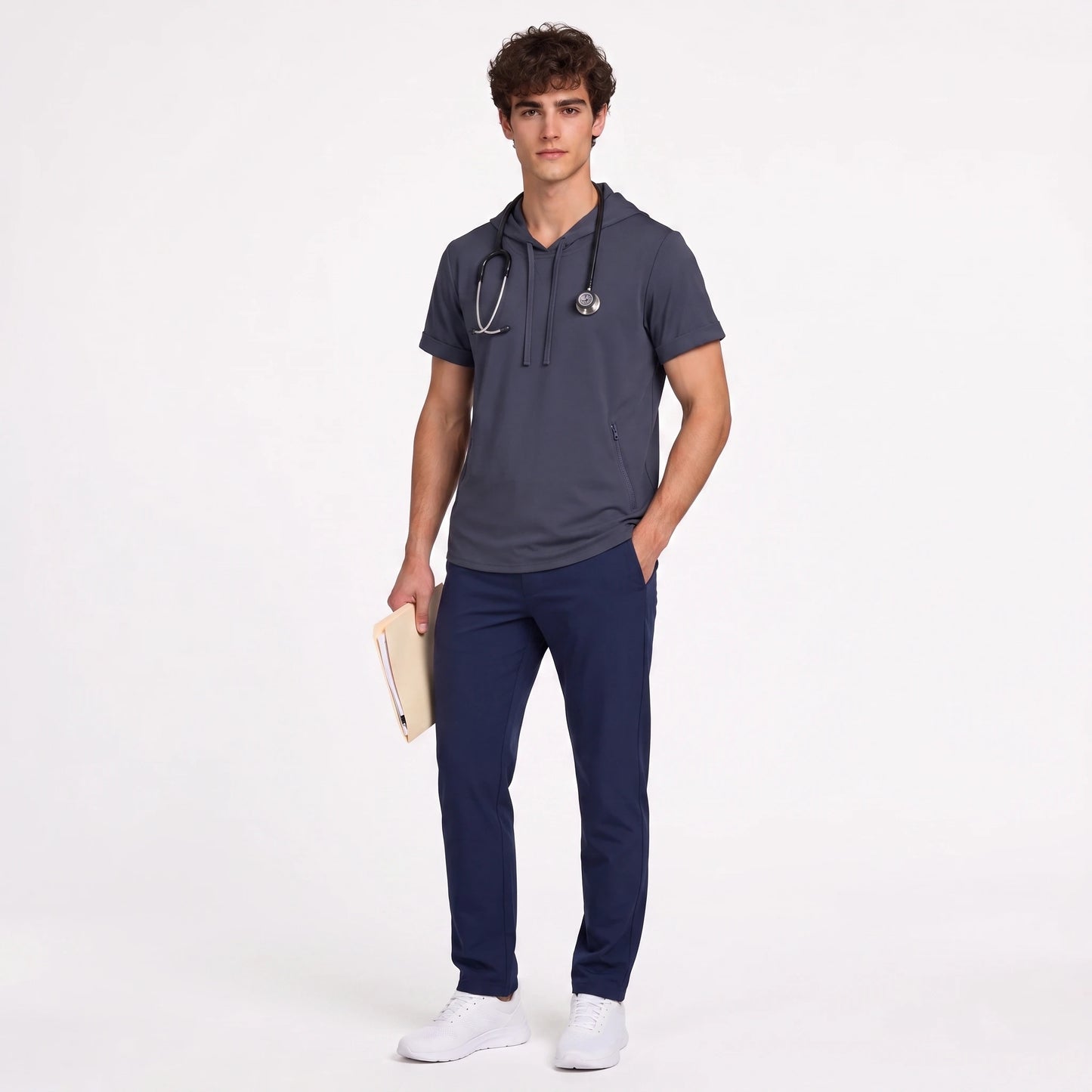 Top Hoodie Hombre | 2 Pockets
