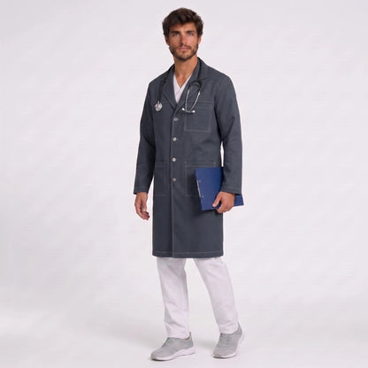 Bata Larga Pespunte Hombre | 3 Pockets
