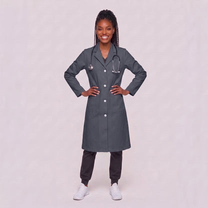 Bata Larga Essential Mujer | 3 Pockets