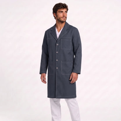 Bata Larga Pespunte Hombre | 3 Pockets