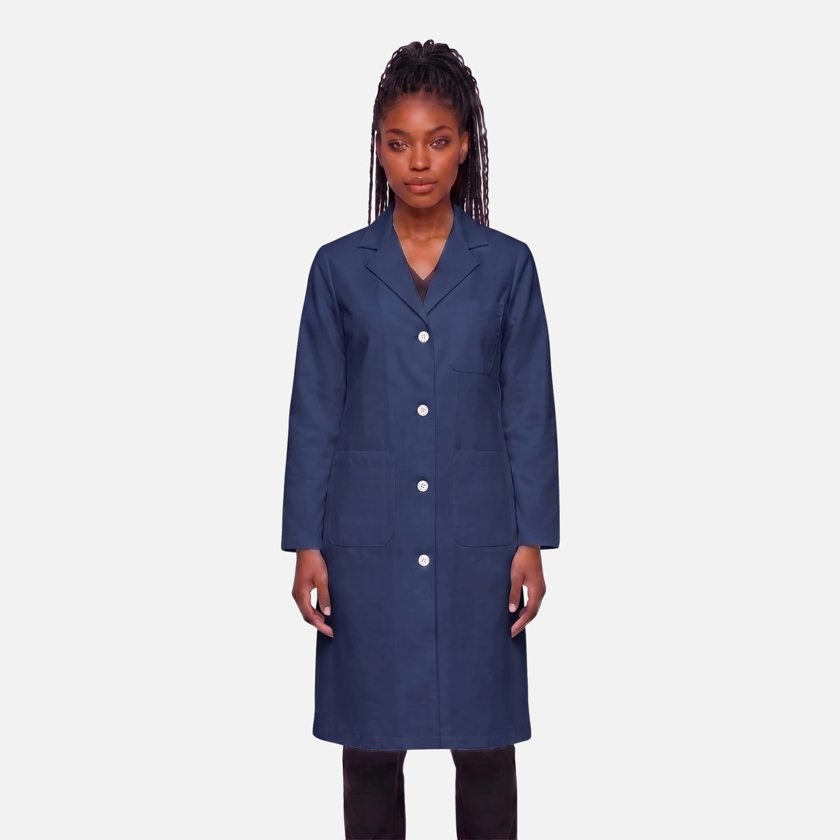 Bata Larga Essential Mujer | 3 Pockets
