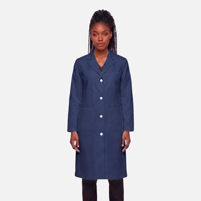 Bata Larga Essential Mujer | 3 Pockets