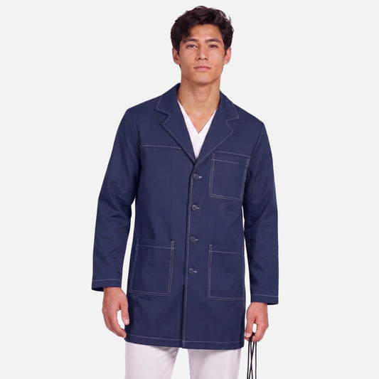 Bata Corta Pespunte Hombre | 3 Pockets