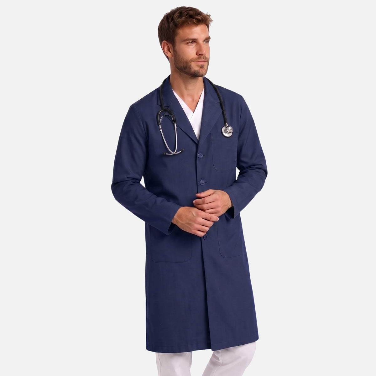 Bata Larga Essential Hombre | 3 Pockets