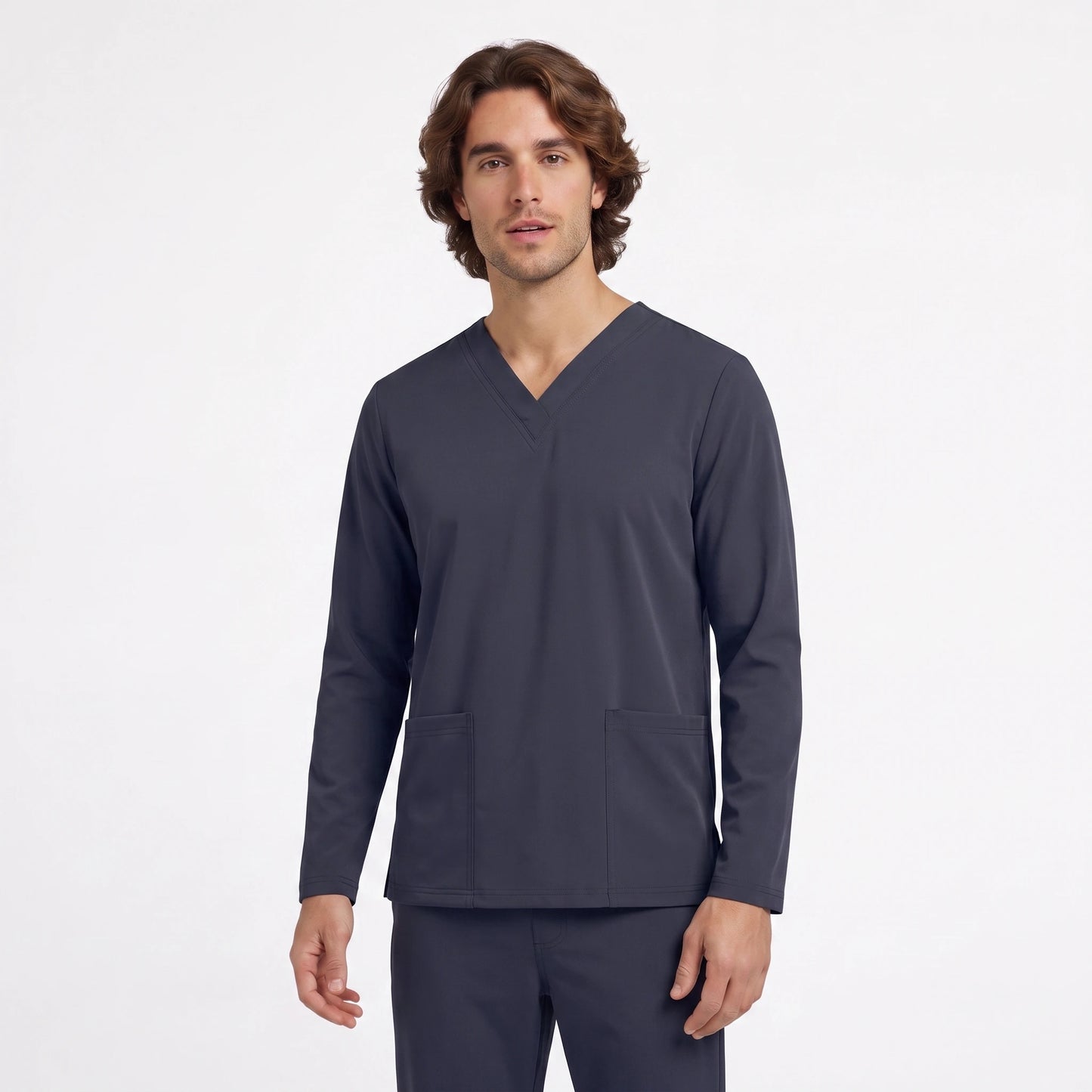 Top Manga Larga Hombre | 2 Pockets