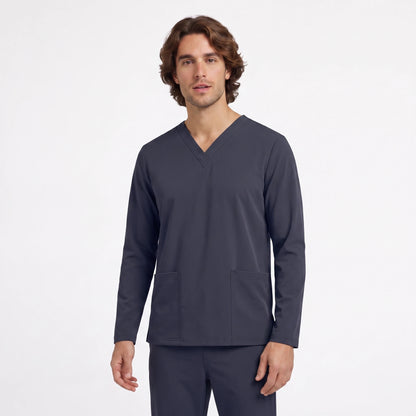 Top Manga Larga Hombre | 2 Pockets