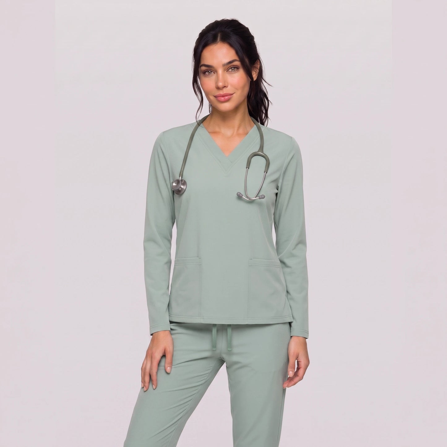 Top Manga Larga Mujer | 2 Pockets