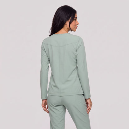 Top Manga Larga Mujer | 2 Pockets