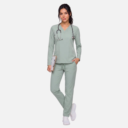 Top Manga Larga Mujer | 2 Pockets