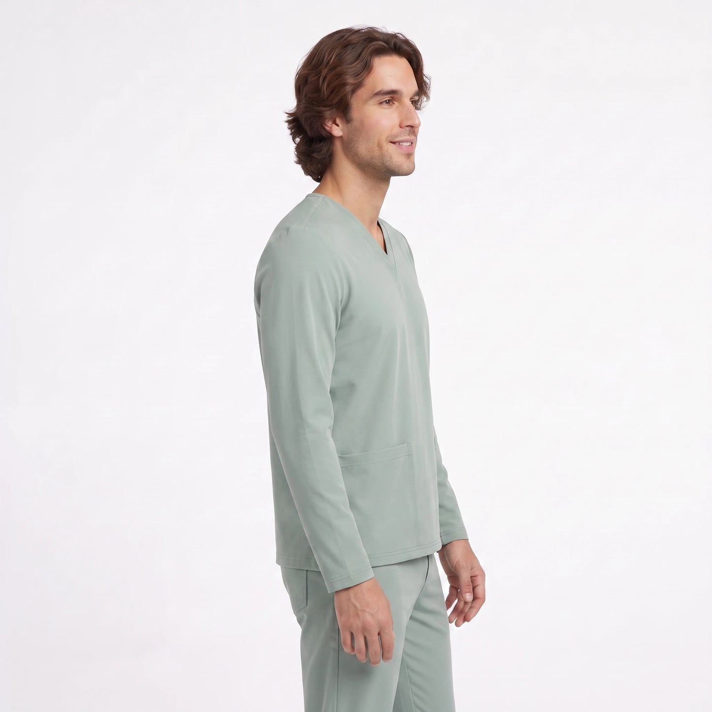 Top Manga Larga Hombre | 2 Pockets