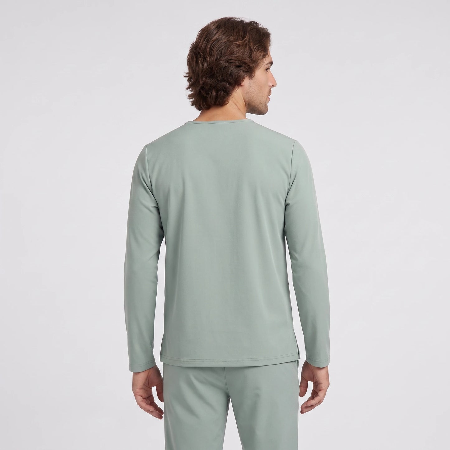 Top Manga Larga Hombre | 2 Pockets