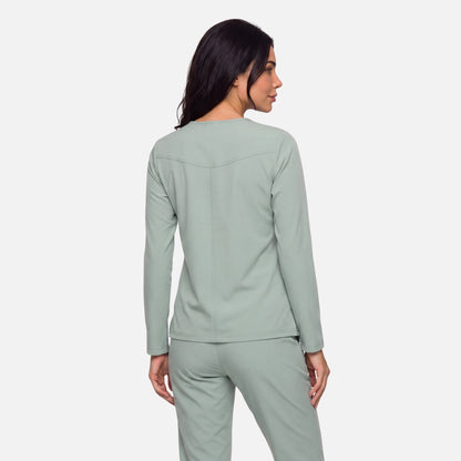 Top Manga Larga Mujer | 2 Pockets