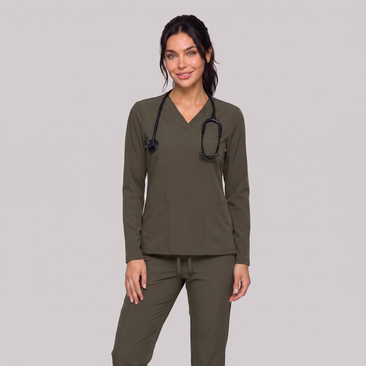 Top Manga Larga Mujer | 2 Pockets