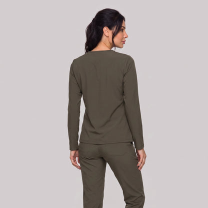 Top Manga Larga Mujer | 2 Pockets