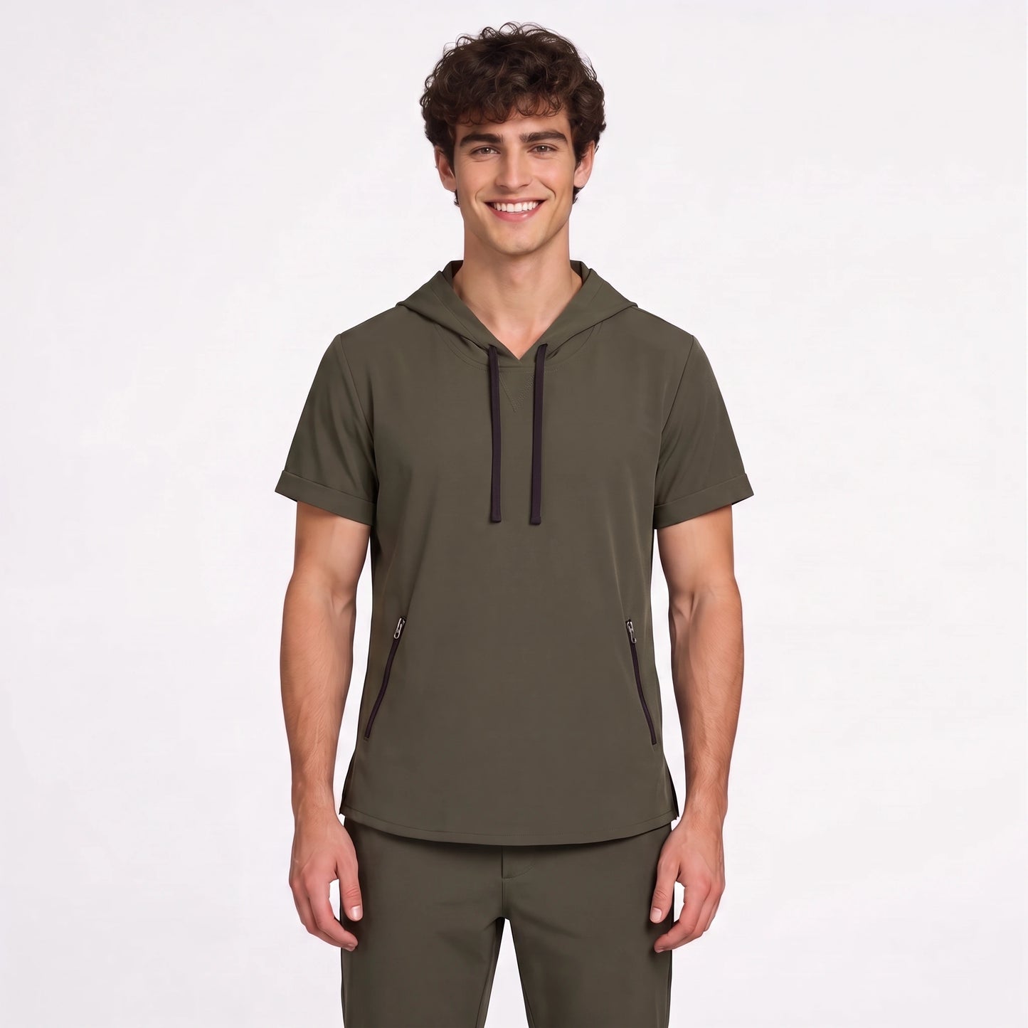 Top Hoodie Hombre | 2 Pockets