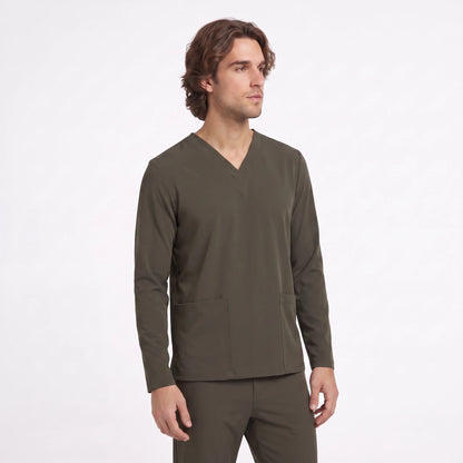 Top Manga Larga Hombre | 2 Pockets