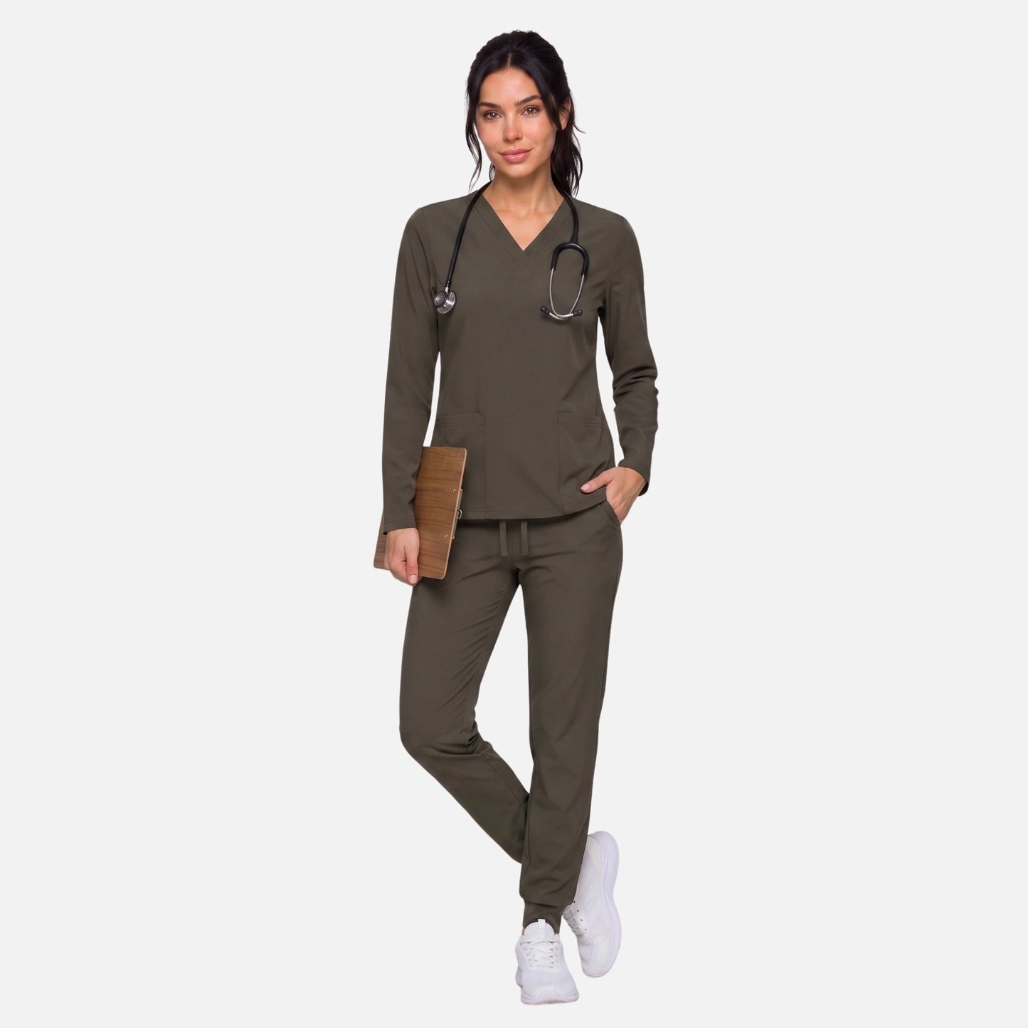 Top Manga Larga Mujer | 2 Pockets