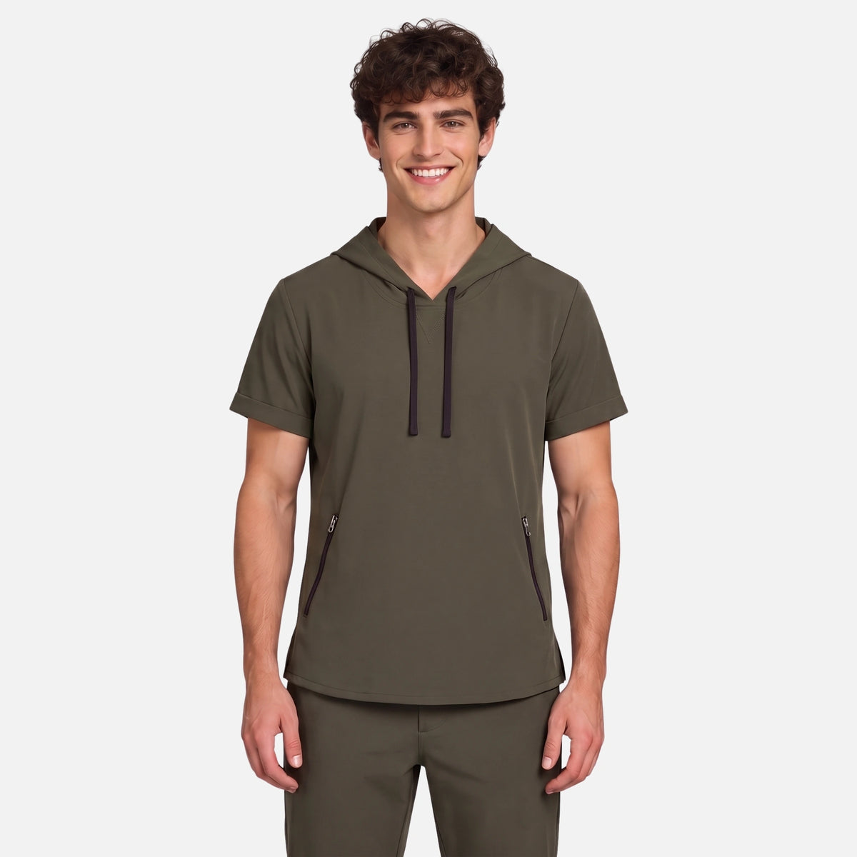 Top Hoodie Hombre | 2 Pockets