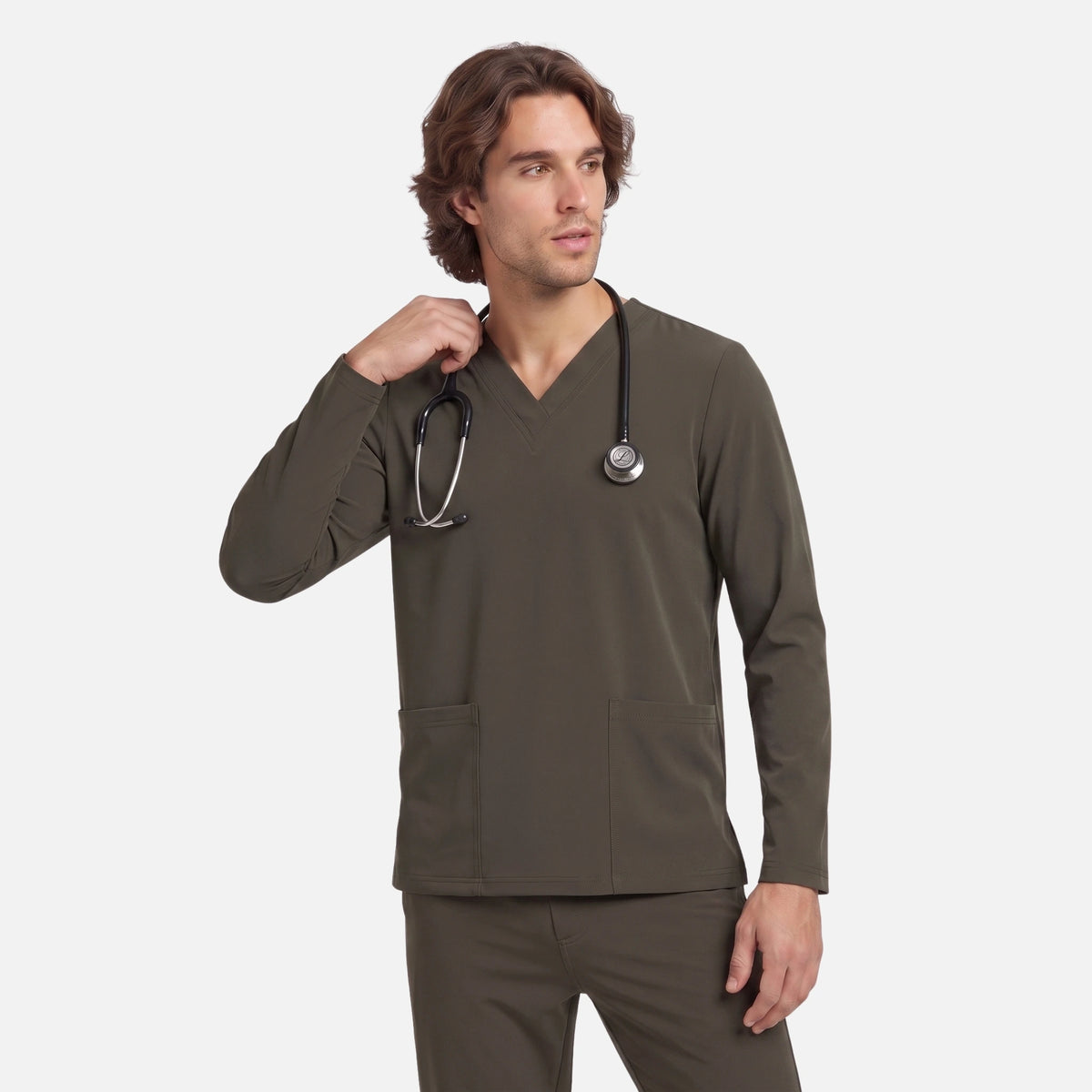 Top Manga Larga Hombre | 2 Pockets