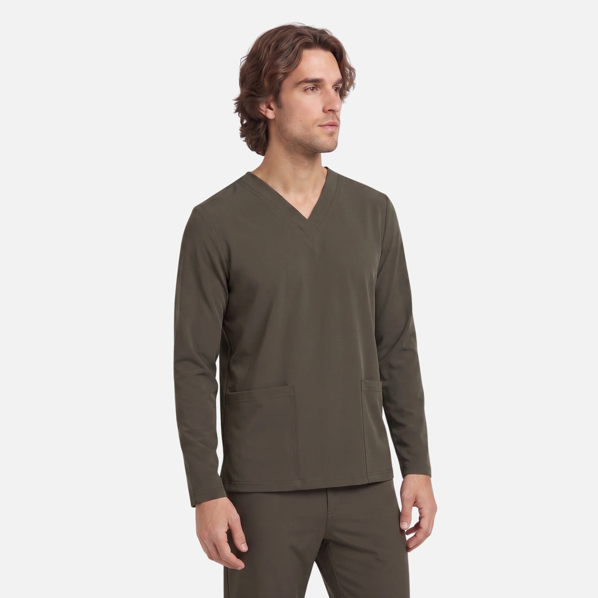 Top Manga Larga Hombre | 2 Pockets