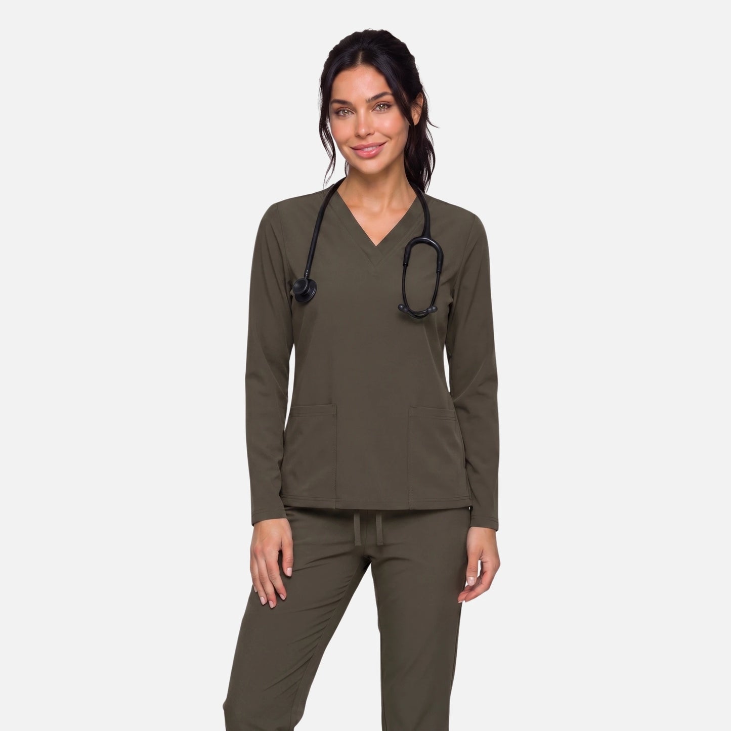 Top Manga Larga Mujer | 2 Pockets