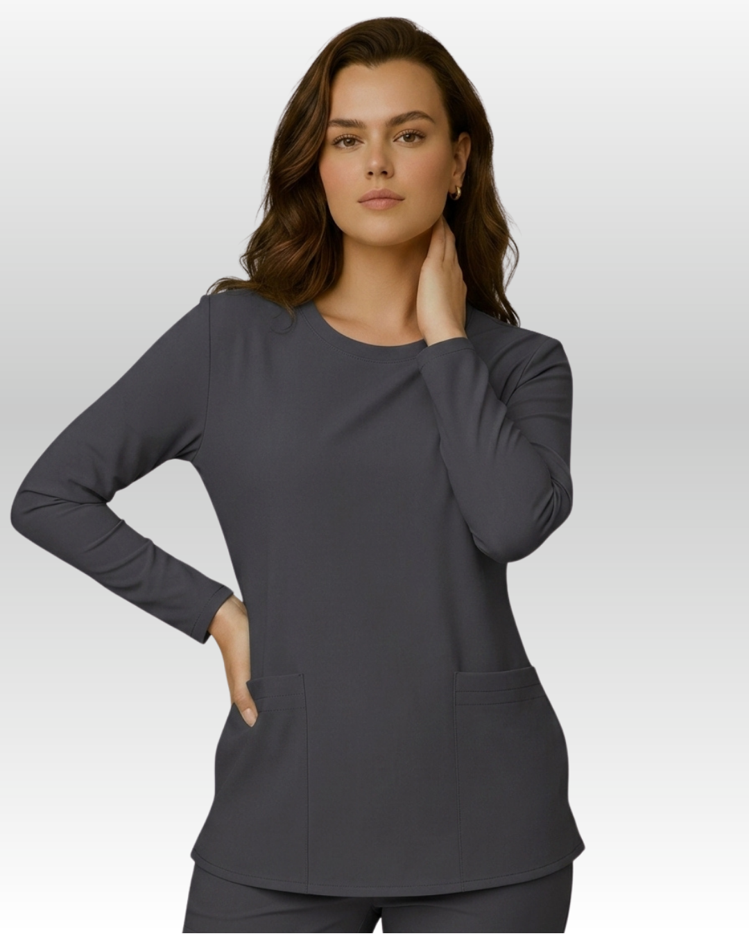 Top Manga Larga Mujer | 2 Pockets