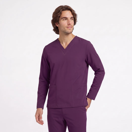 Top Manga Larga Hombre | 2 Pockets