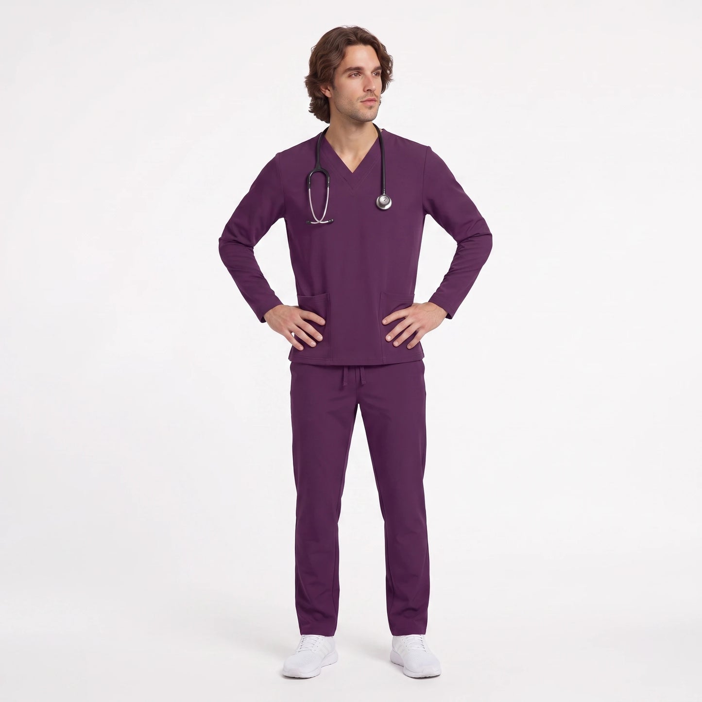 Top Manga Larga Hombre | 2 Pockets
