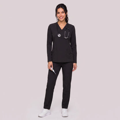 Top Manga Larga Mujer | 2 Pockets