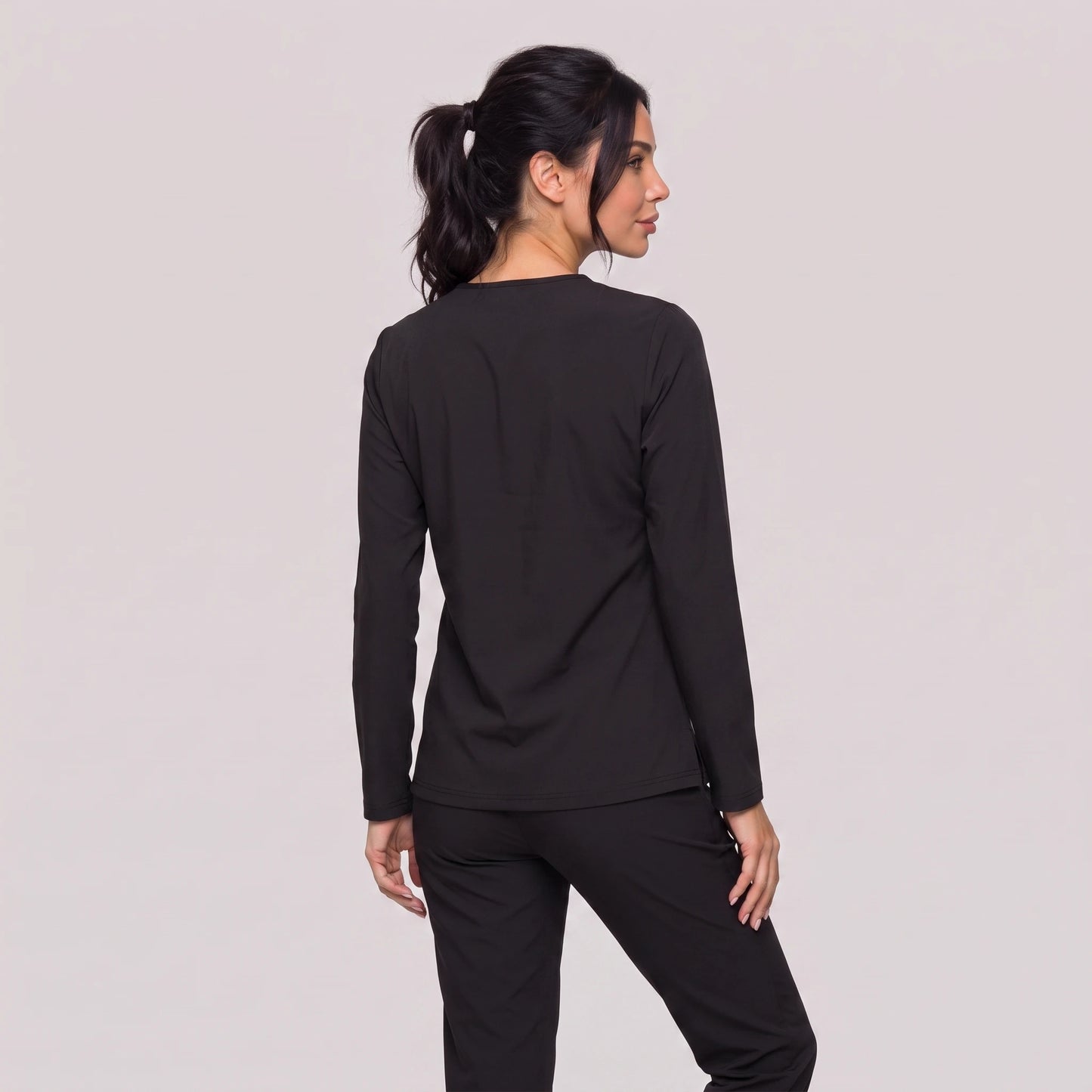 Top Manga Larga Mujer | 2 Pockets