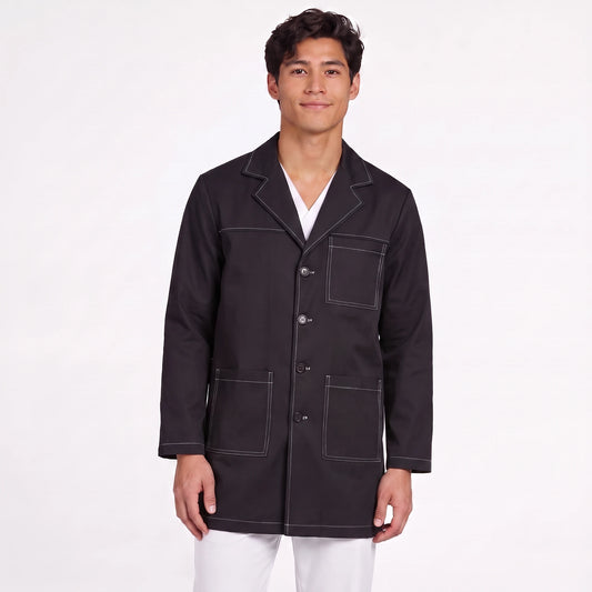 Bata Corta Pespunte Hombre | 3 Pockets