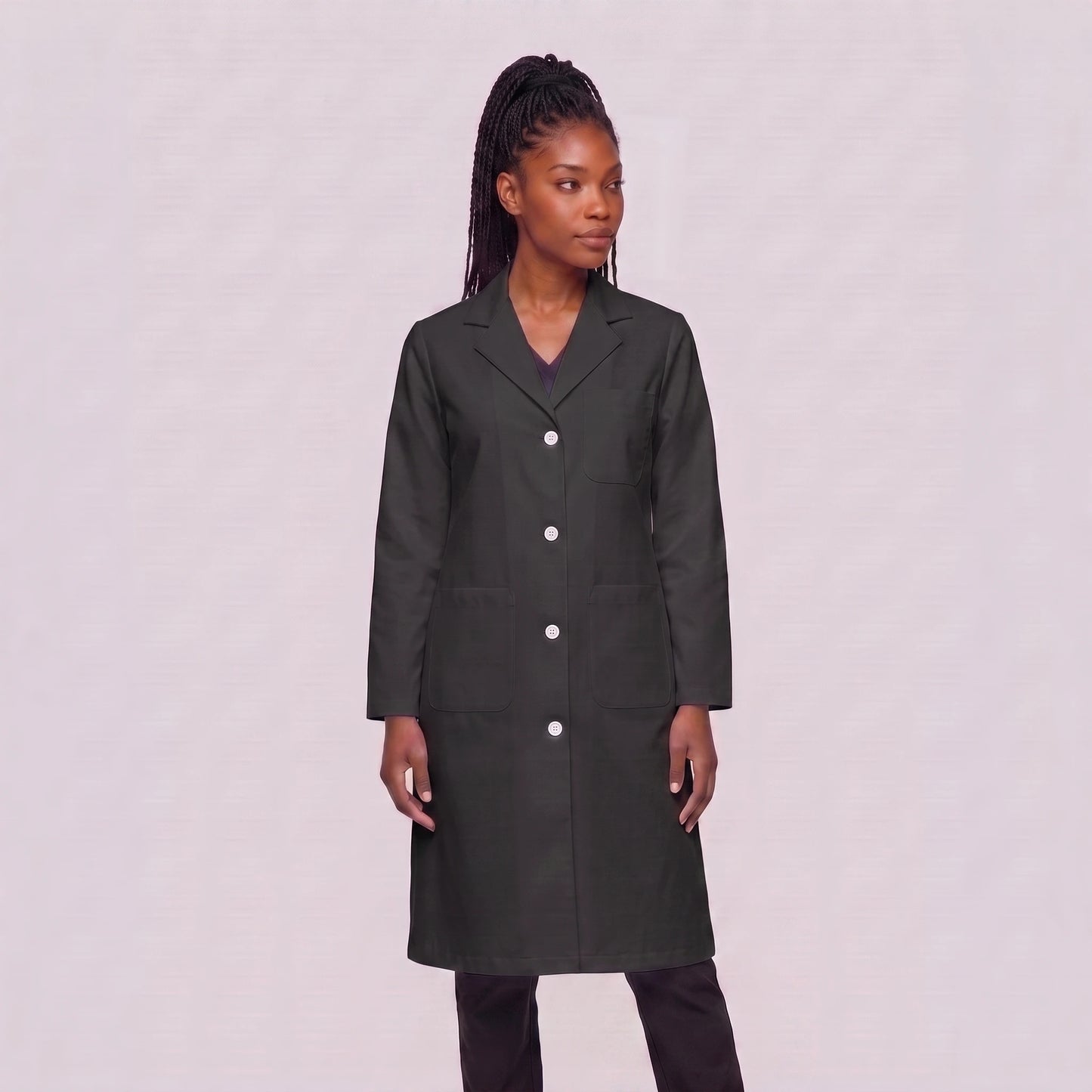 Bata Larga Essential Mujer | 3 Pockets