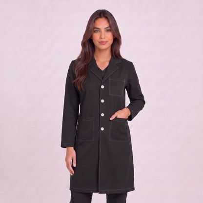Bata Larga Prepunte Mujer | 3 Pockets