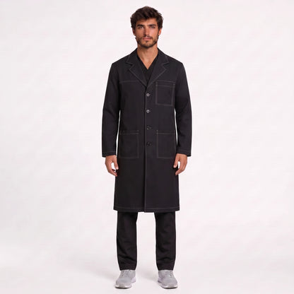 Bata Larga Pespunte Hombre | 3 Pockets