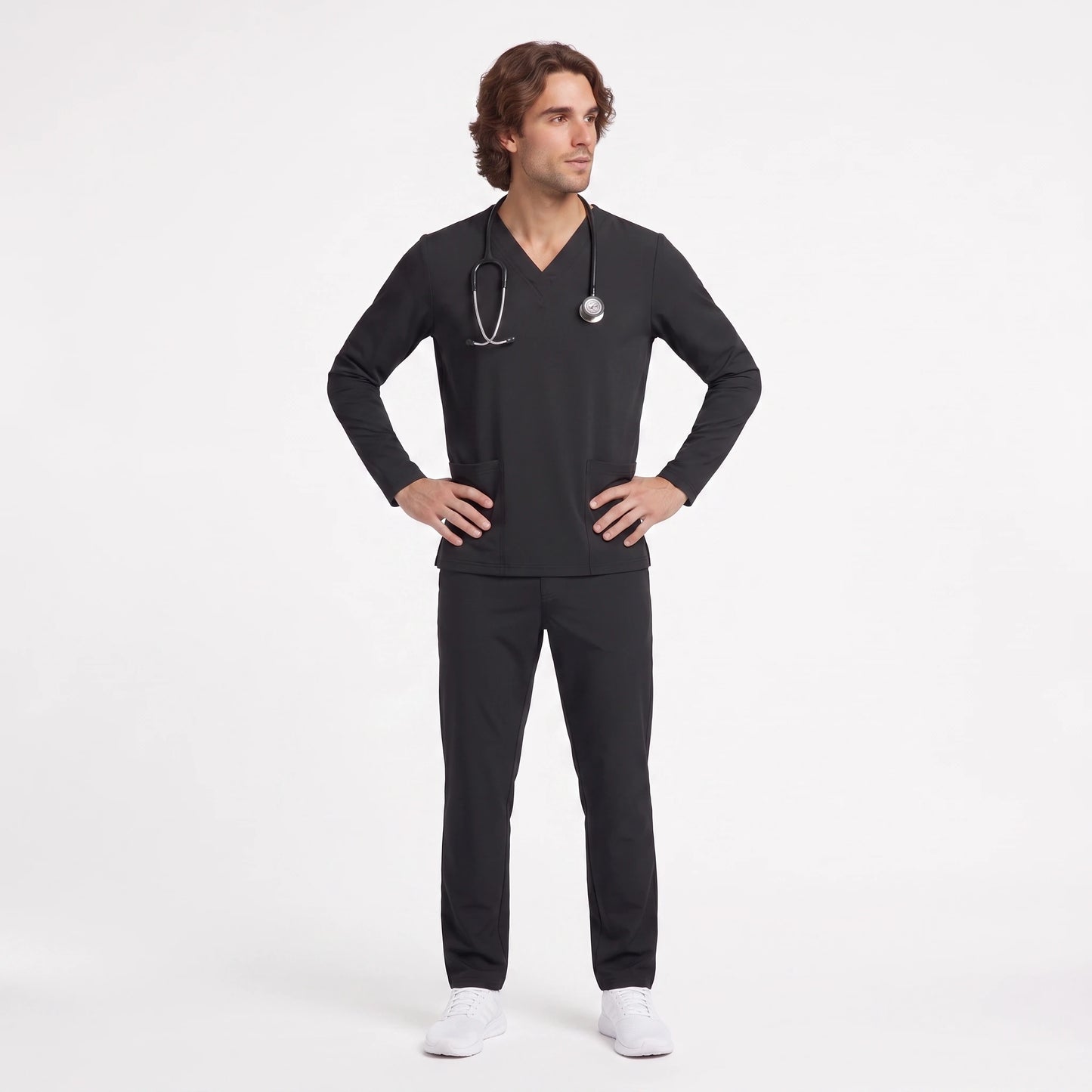 Top Manga Larga Hombre | 2 Pockets
