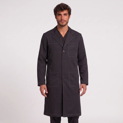 Bata Larga Pespunte Hombre | 3 Pockets