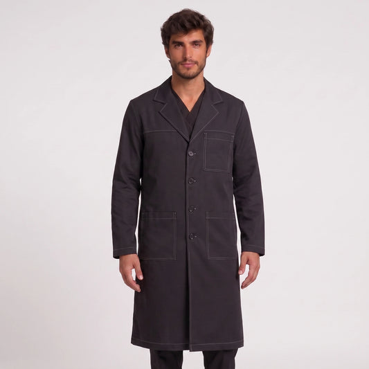 Bata Larga Pespunte Hombre | 3 Pockets