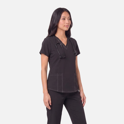 Top Pespunte Mujer | 3 Pockets