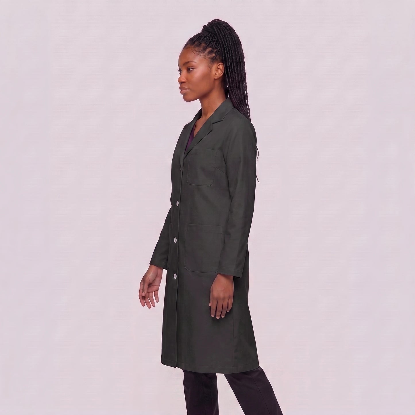 Bata Larga Essential Mujer | 3 Pockets